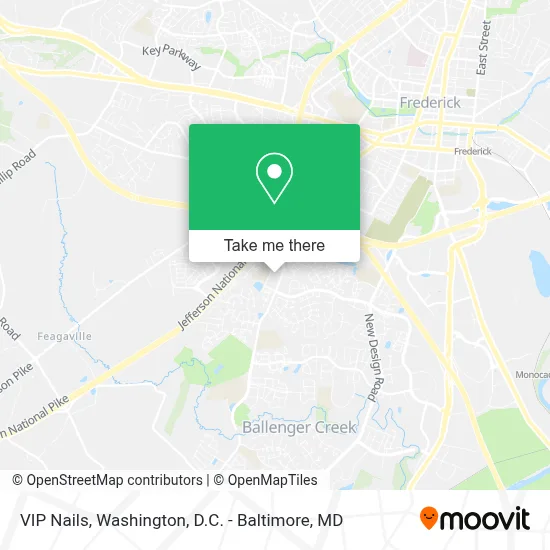 Vip Nails map