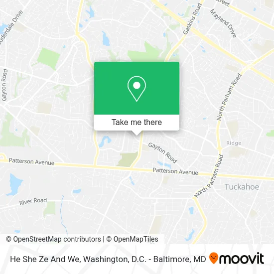 He She Ze And We map