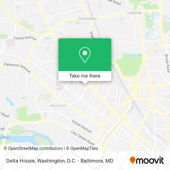 Delta House map
