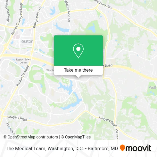 The Medical Team map