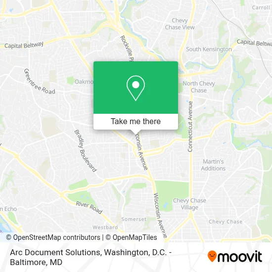 Arc Document Solutions map