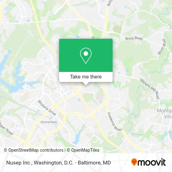 Nusep Inc. map