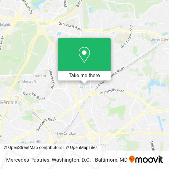 Mercedes Pastries map