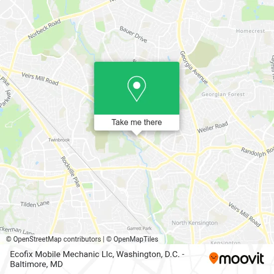 Ecofix Mobile Mechanic Llc map