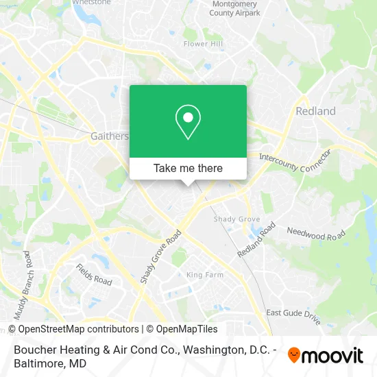 Boucher Heating & Air Cond Co. map