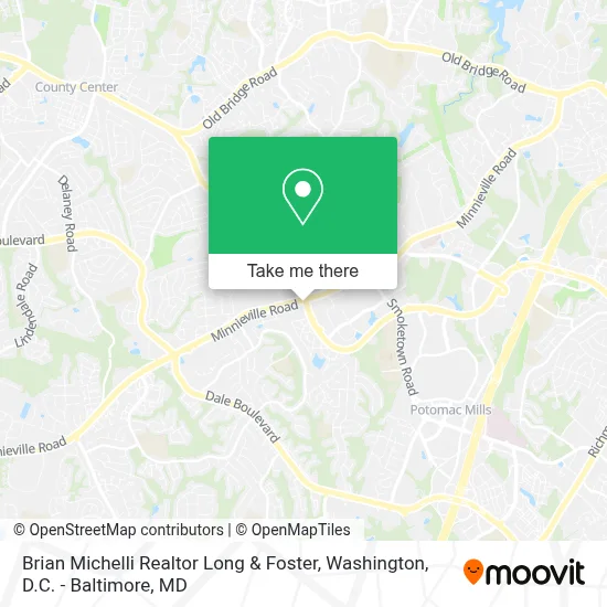Brian Michelli Realtor Long & Foster map