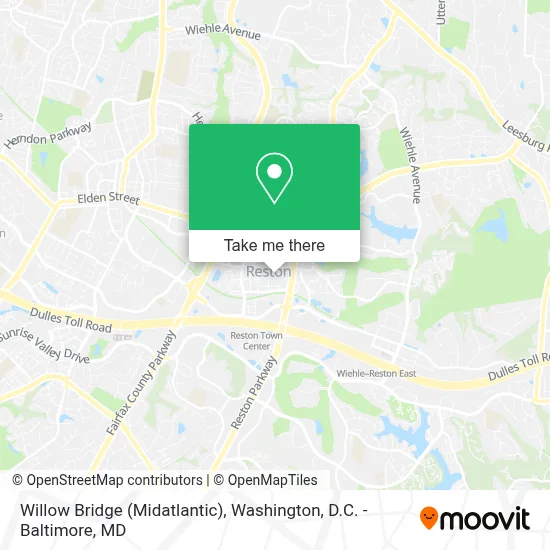 Willow Bridge (Midatlantic) map