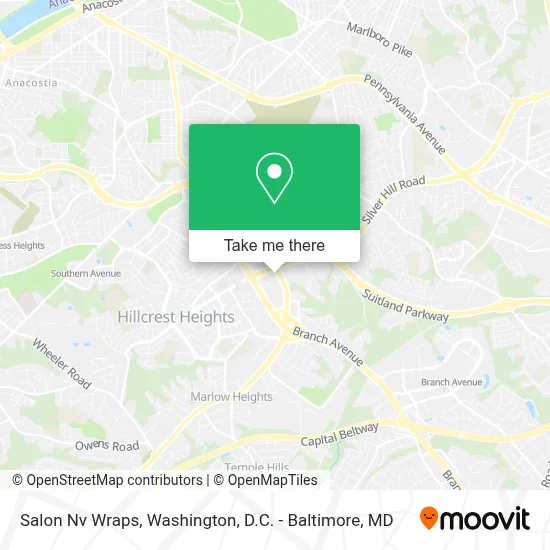 Salon Nv Wraps map