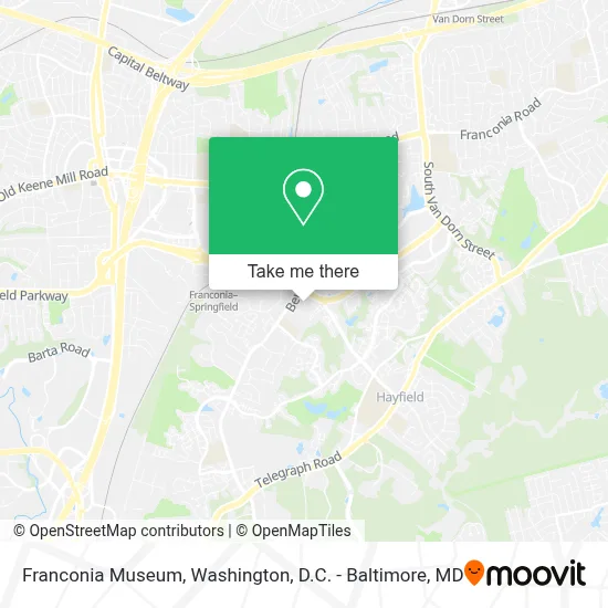 Franconia Museum map