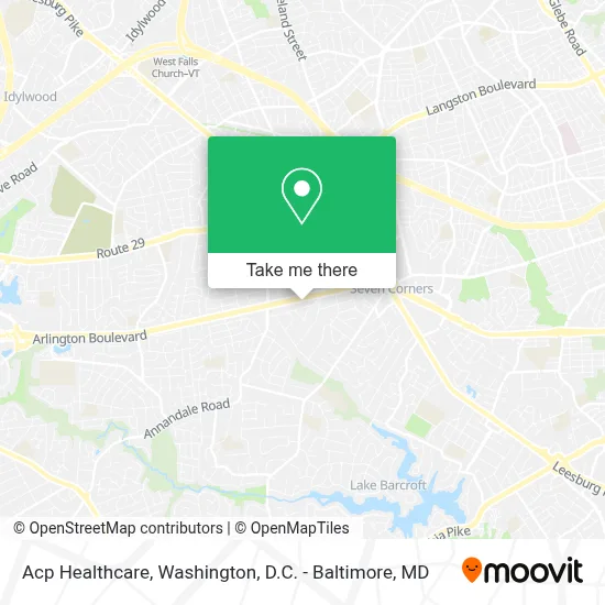 Acp Healthcare map