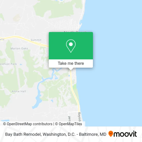 Bay Bath Remodel map