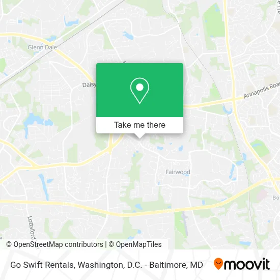 Go Swift Rentals map