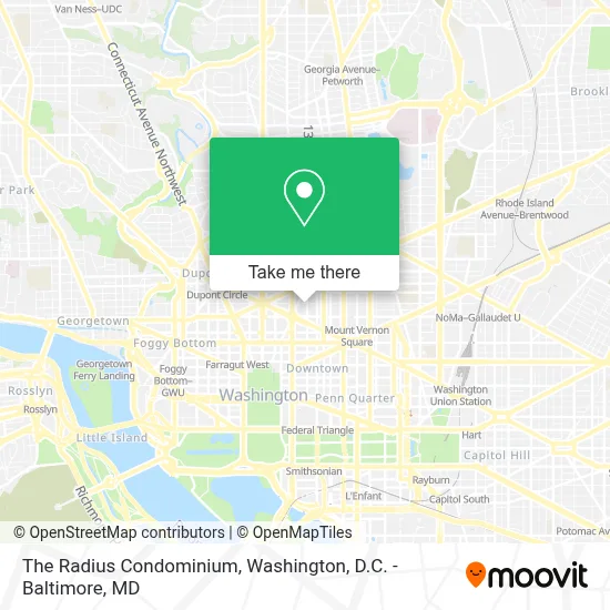 The Radius Condominium map