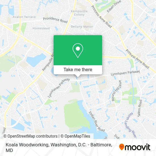Koala Woodworking map