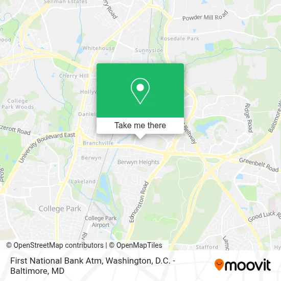 First National Bank Atm map