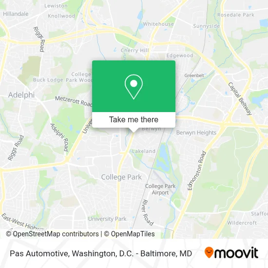 Pas Automotive map