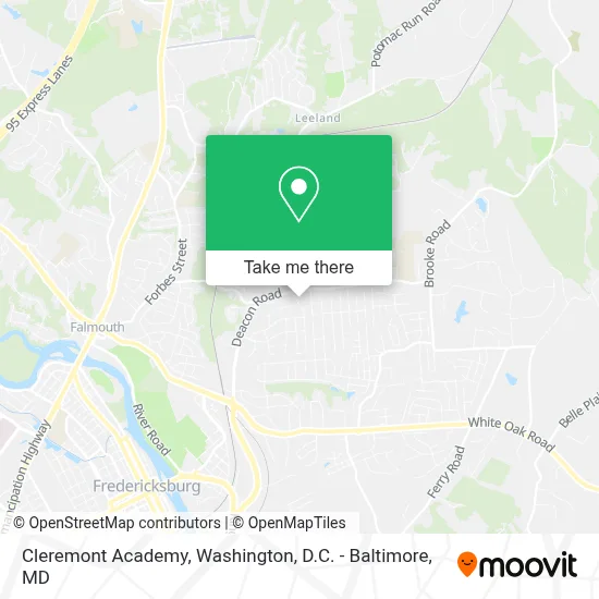Cleremont Academy map