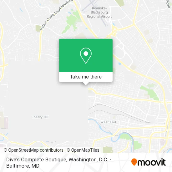 Diva's Complete Boutique map