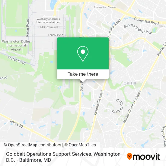 Goldbelt Operations Support Services map