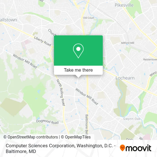 Computer Sciences Corporation map