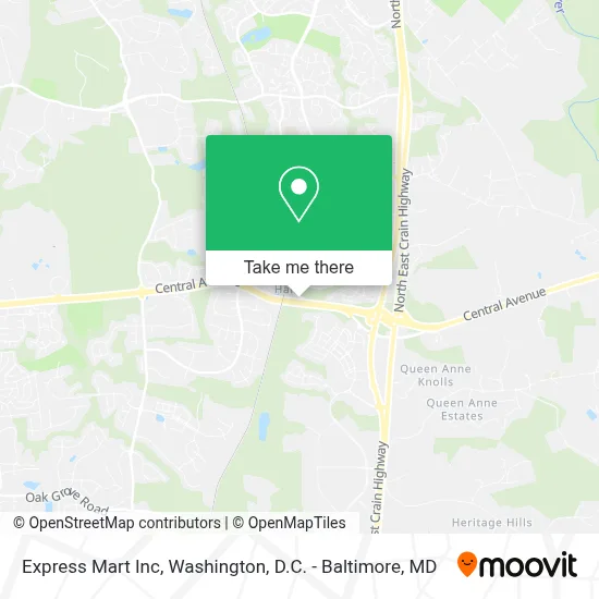 Express Mart Inc map