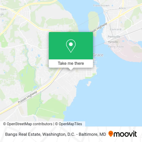Bangs Real Estate map