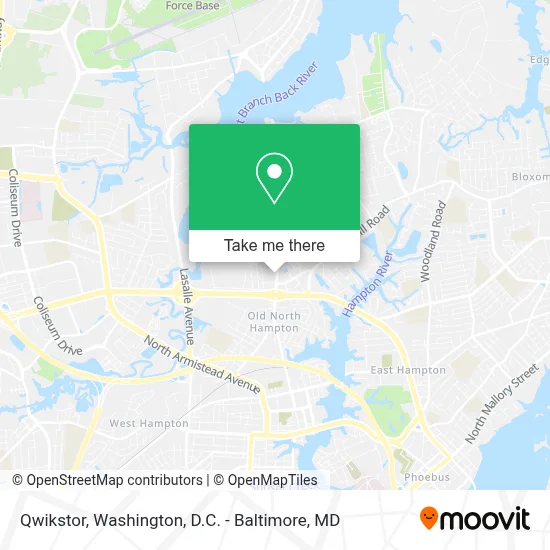 Qwikstor map