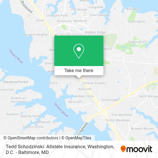 Tedd Schodzinski: Allstate Insurance map