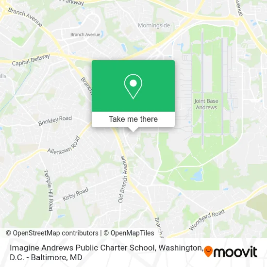 Imagine Andrews Public Charter School map