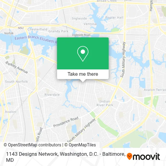 1143 Designs Network map