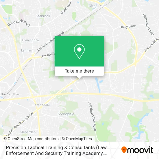 Precision Tactical Training & Consultants map