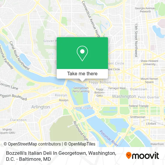 Bozzelli's Italian Deli In Georgetown map