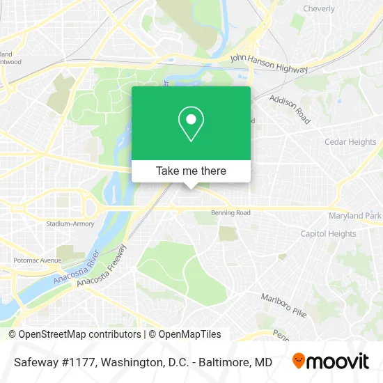 Safeway #1177 map