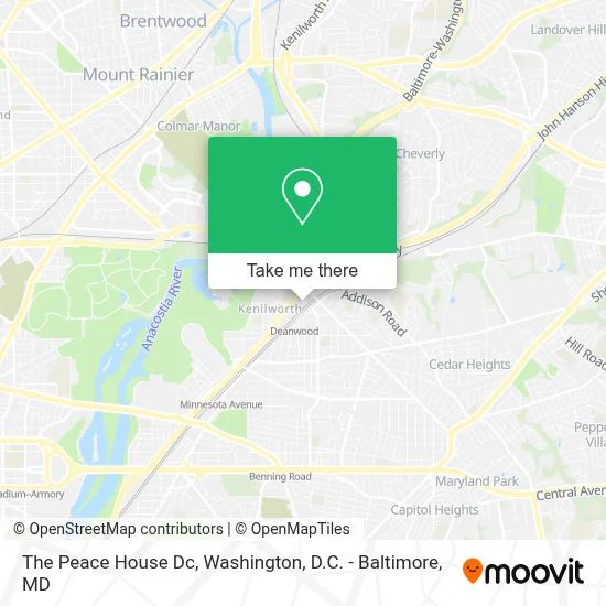 The Peace House Dc map