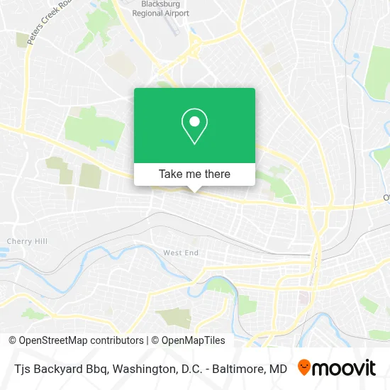 Tjs Backyard Bbq map