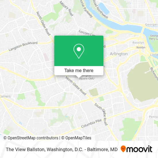 The View Ballston map