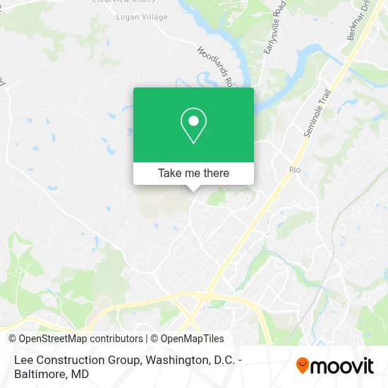 Lee Construction Group map