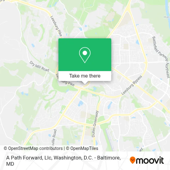 A Path Forward, Llc map