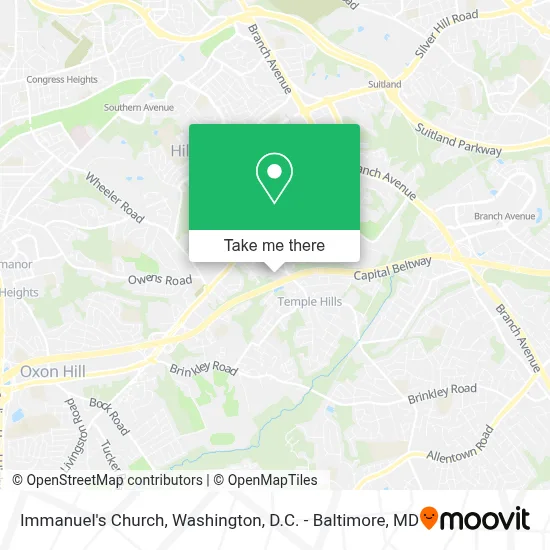 Immanuel's Church map