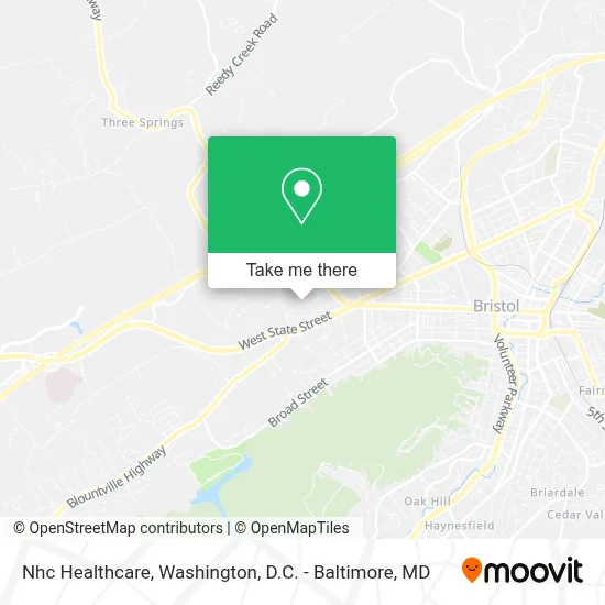 Nhc Healthcare map