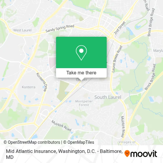 Mid Atlantic Insurance map