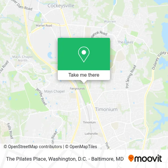 The Pilates Place map