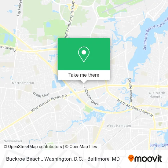 Buckroe Beach. map