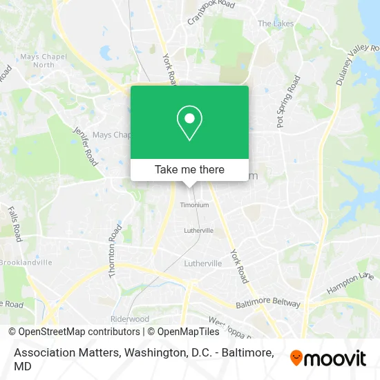 Association Matters map