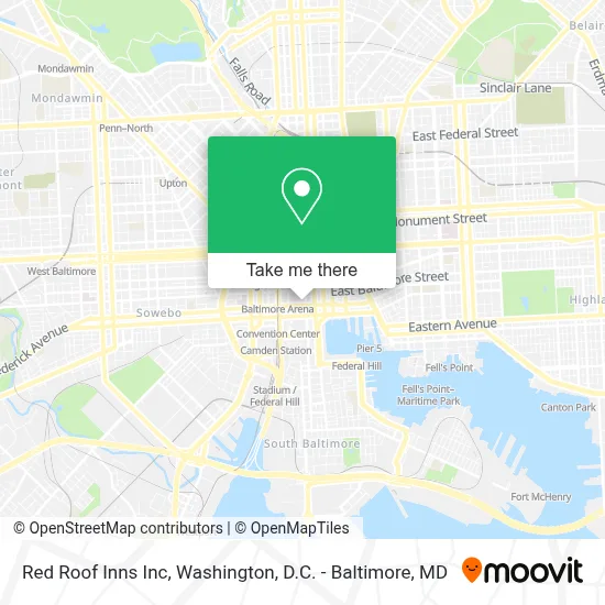 Red Roof Inns Inc map