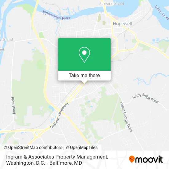 Ingram & Associates Property Management map