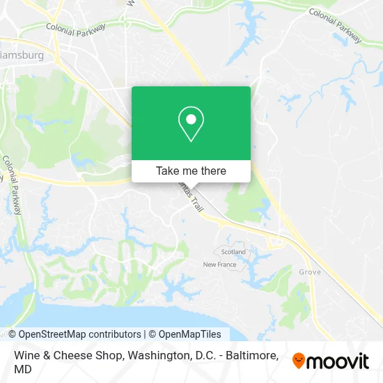 Wine & Cheese Shop map