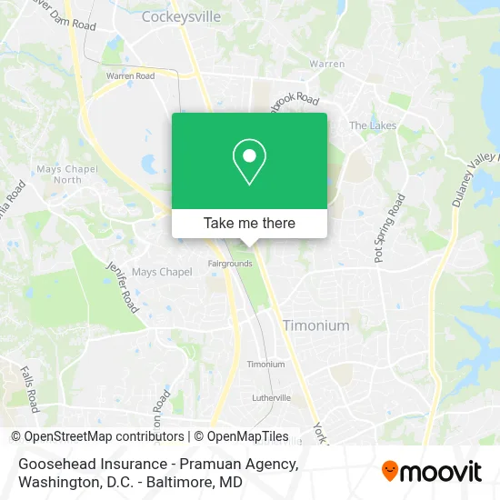 Goosehead Insurance - Pramuan Agency map