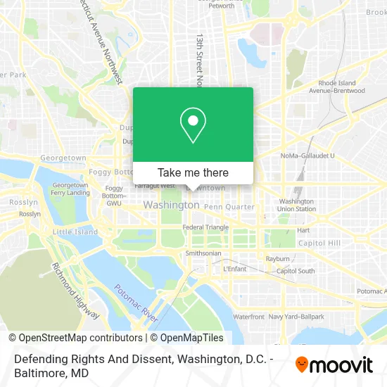 Defending Rights And Dissent map