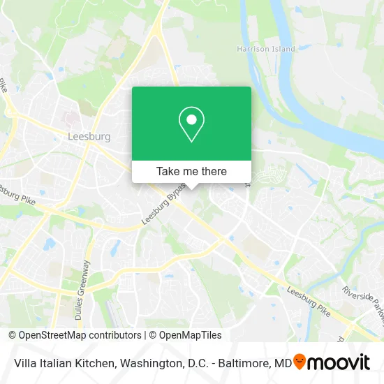 Villa Italian Kitchen map